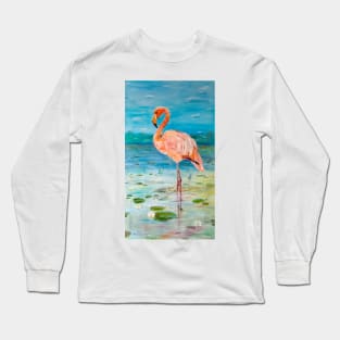 Flamingo. Costa Brava Long Sleeve T-Shirt